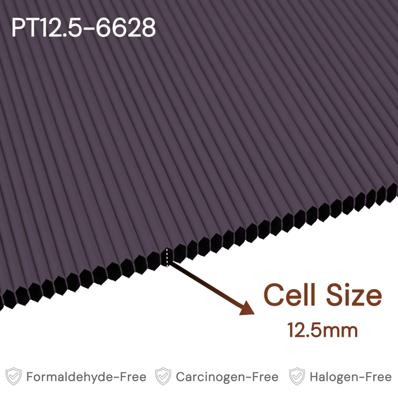 12.5 mm Aubergine Blackout Cellular Shade Fabric