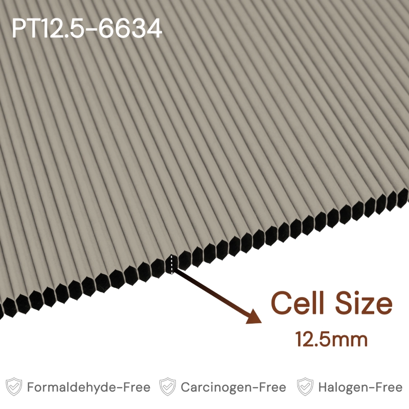 12.5 mm Beige Blackout Cellular Shade Fabric