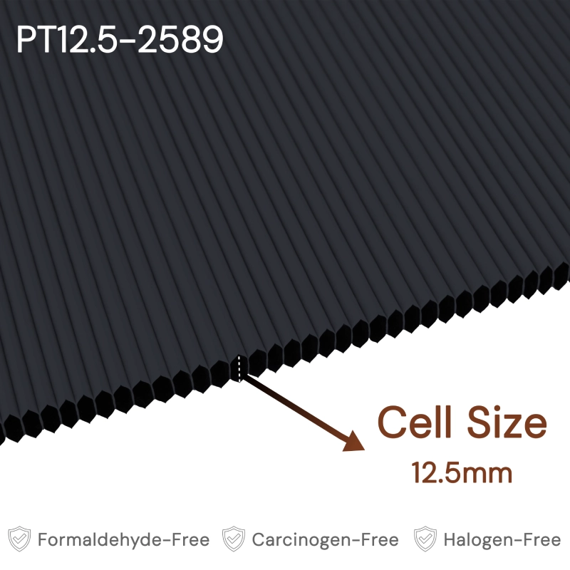 12.5 mm Black Blackout Cellular Shade Fabric