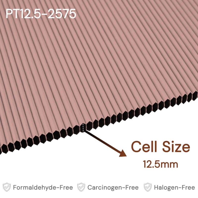 12.5 mm Clay Pink Blackout Cellular Shade Fabric