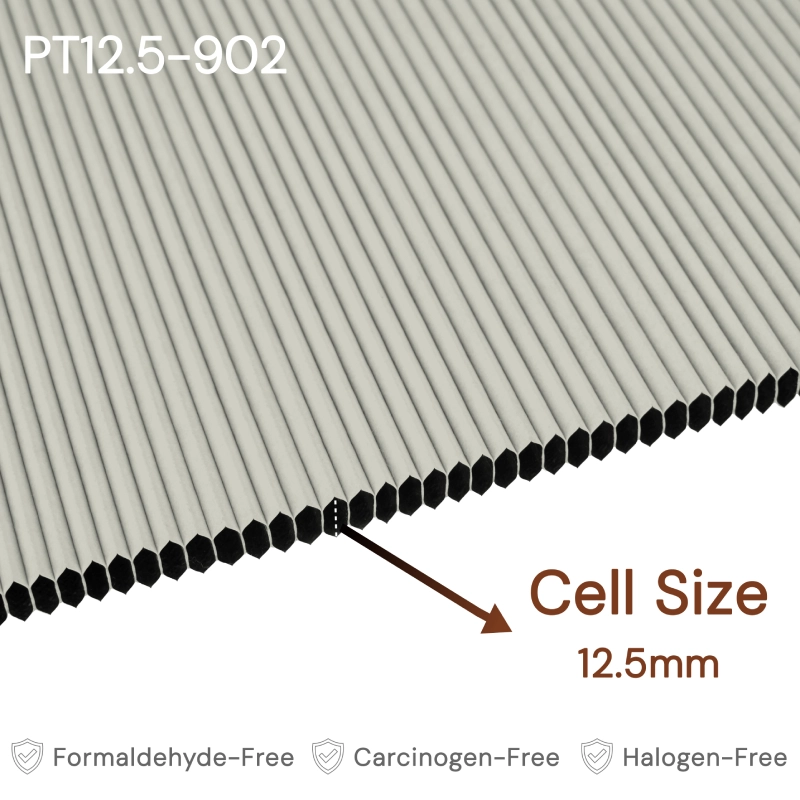12.5 mm Cream Blackout Cellular Shade Fabric