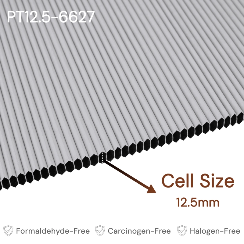 12.5 mm Dove Grey Blackout Cellular Shade Fabric