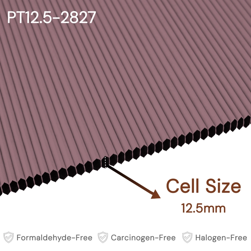 12.5 mm Dusty Rose Blackout Cellular Shade Fabric