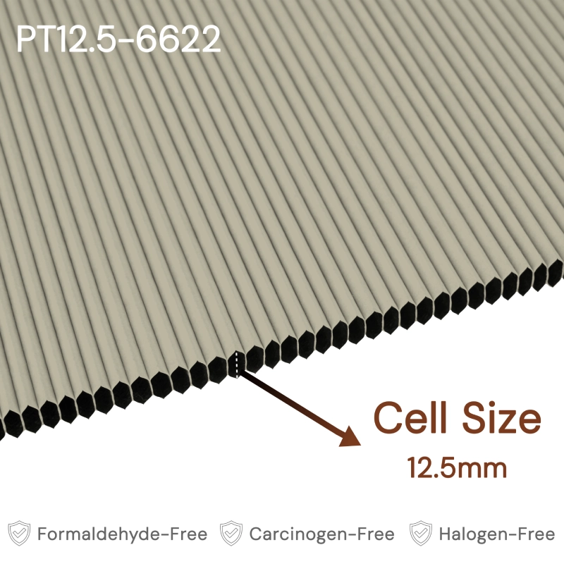 12.5 mm Latte Blackout Cellular Shade Fabric