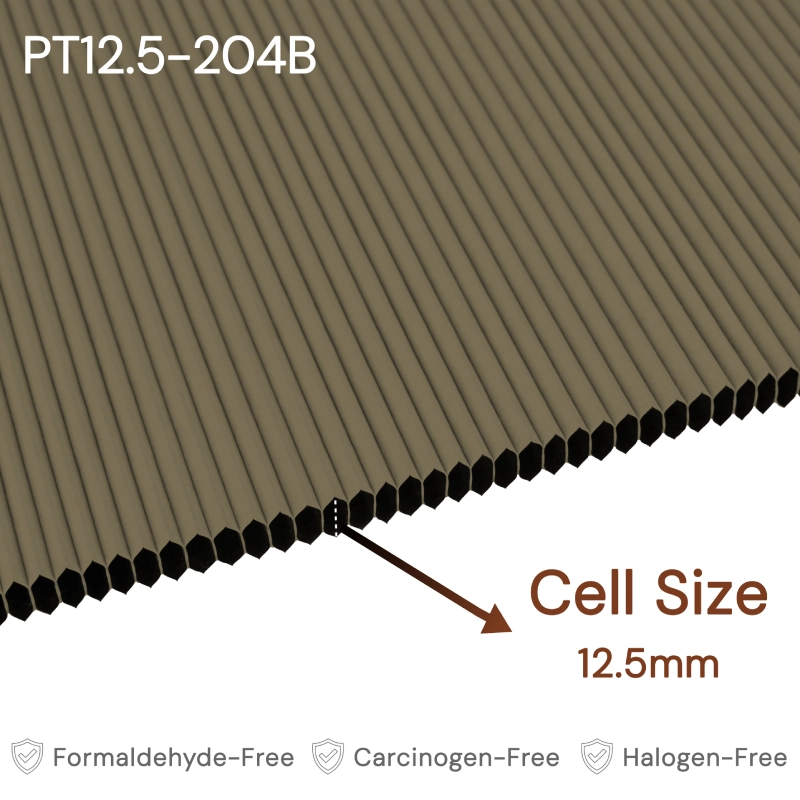 12.5 mm Mocha Blackout Cellular Shade Fabric