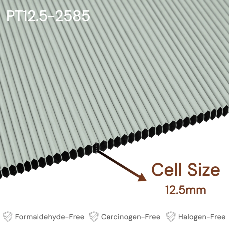 12.5 mm Sea Salt Blackout Cellular Shade Fabric