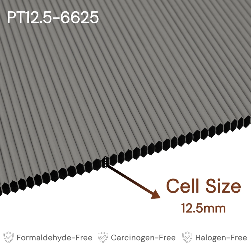 12.5 mm Taupe Blackout Cellular Shade Fabric
