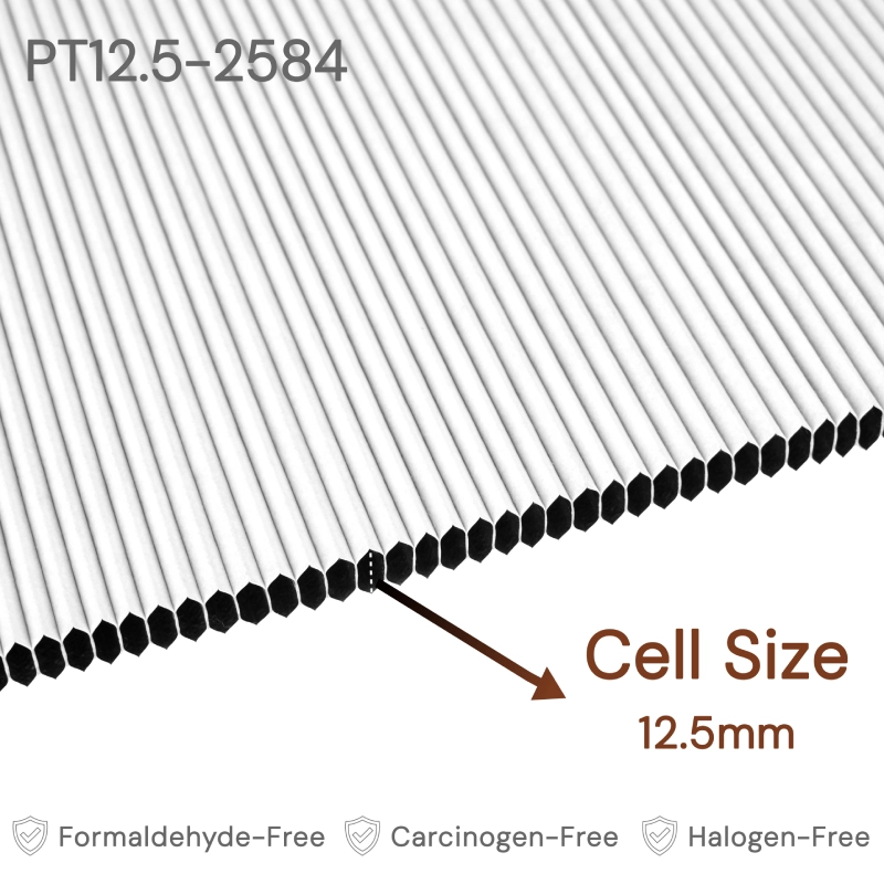 12.5 mm White Blackout Cellular Shade Fabric