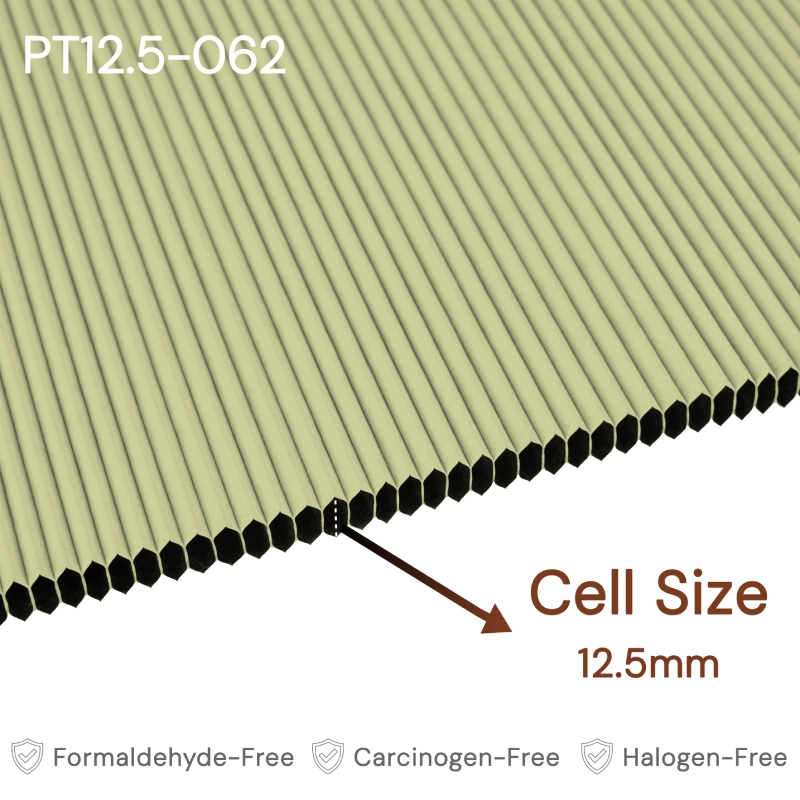 12.5 mm Yellow Blackout Cellular Shade Fabric