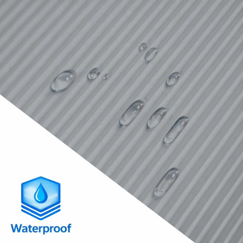 16 mm Ash Grey Light-Filtering Cellular Shade Fabric Waterproof