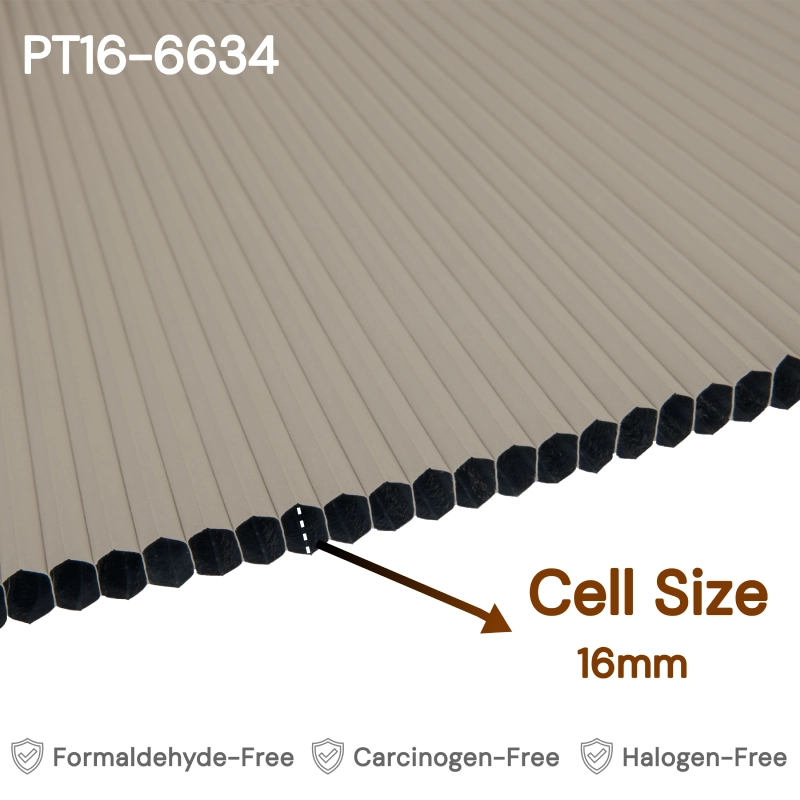 16 mm Beige Blackout Cellular Shade Fabric

