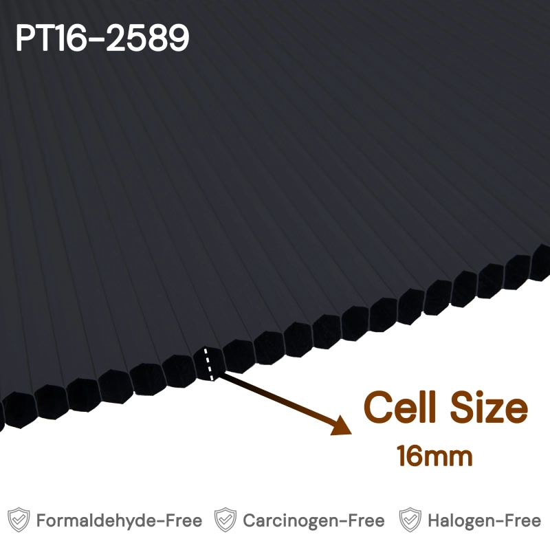 16 mm Black Blackout Cellular Shade Fabric
