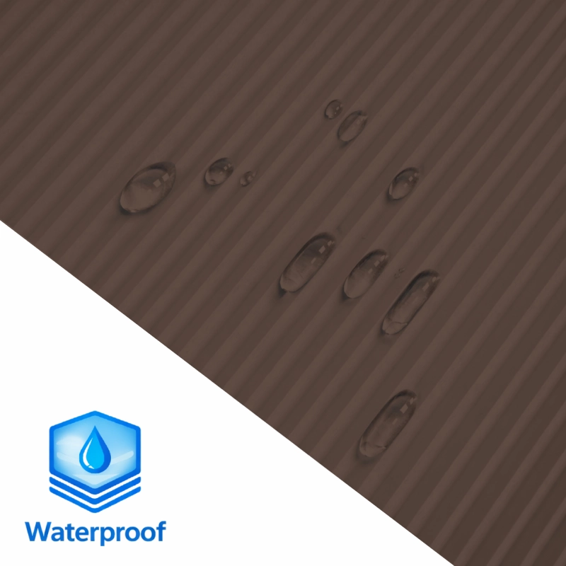 16 mm Brown Light-Filtering Cellular Shade Fabric Waterproof