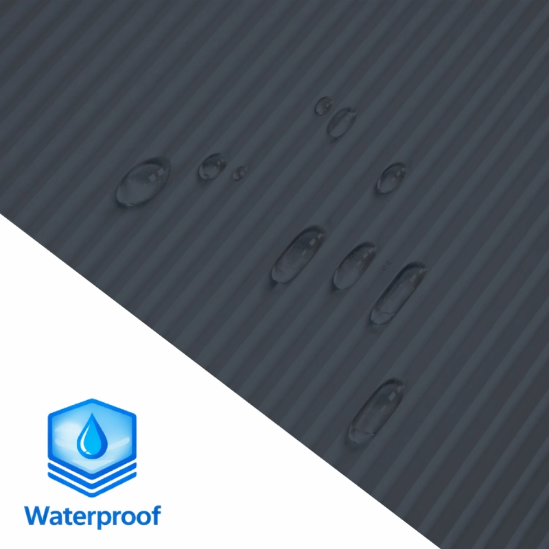 16 mm Charcoal Light-Filtering Cellular Shade Fabric Waterproof