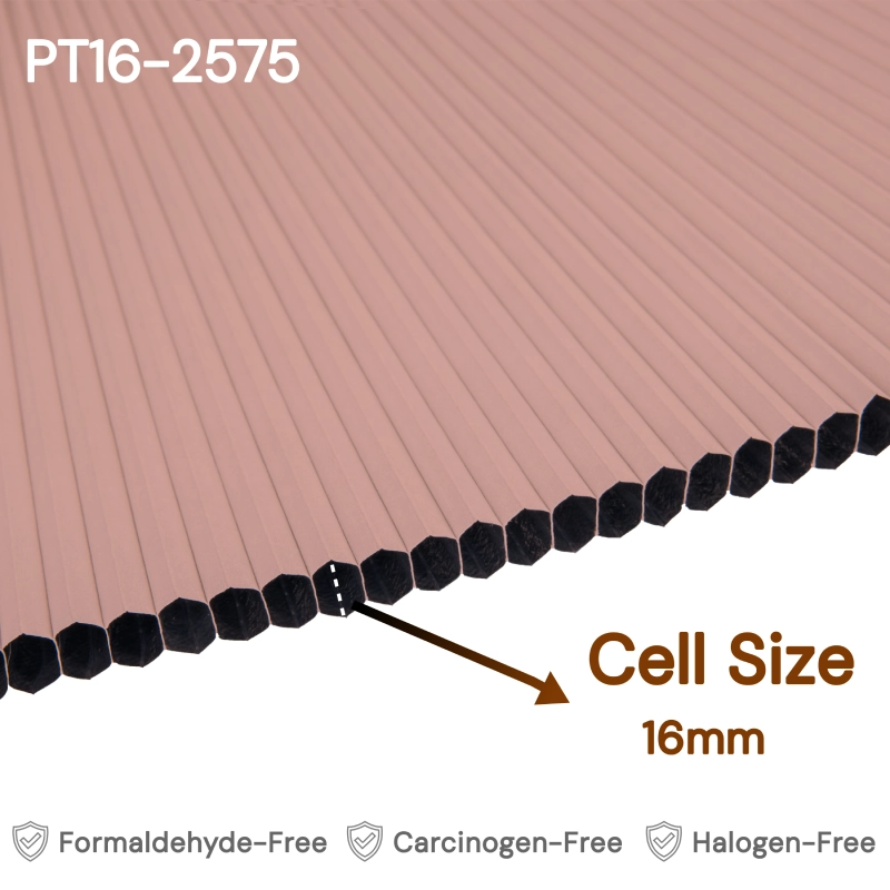 16 mm Clay Pink Blackout Cellular Shade Fabric
