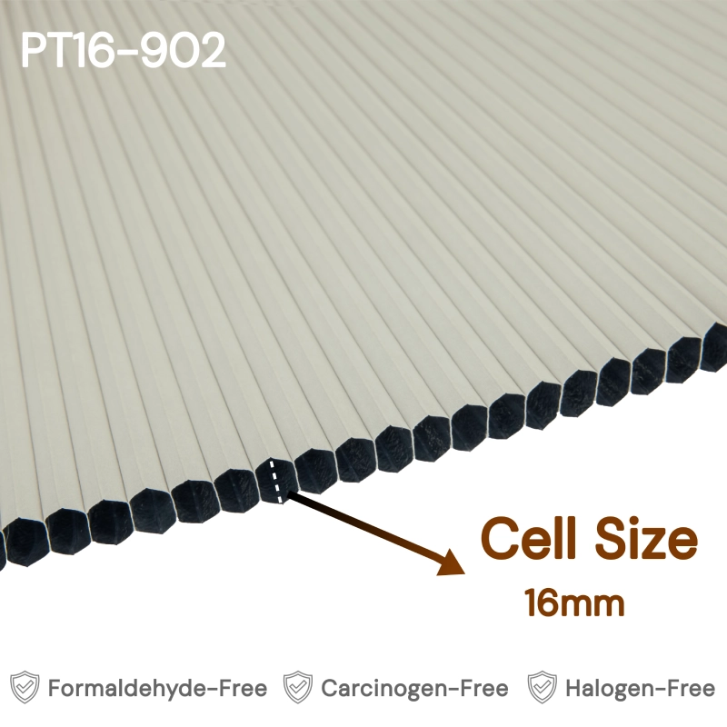 16 mm Cream Blackout Cellular Shade Fabric
