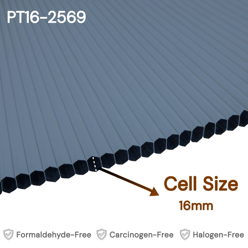 16 mm Denim Blue Blackout Cellular Shade Fabric
