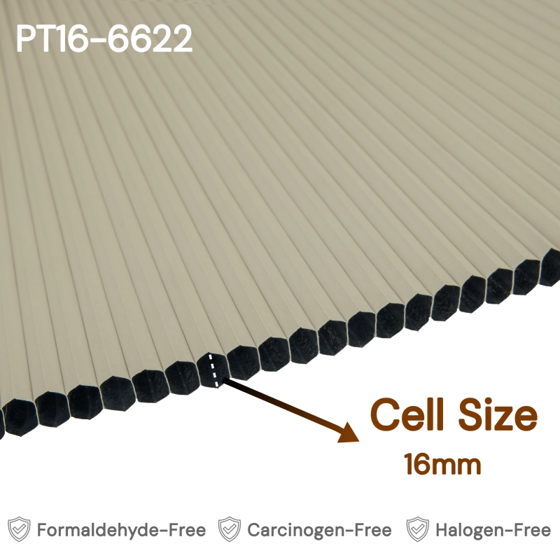 16 mm Latte Blackout Cellular Shade Fabric
