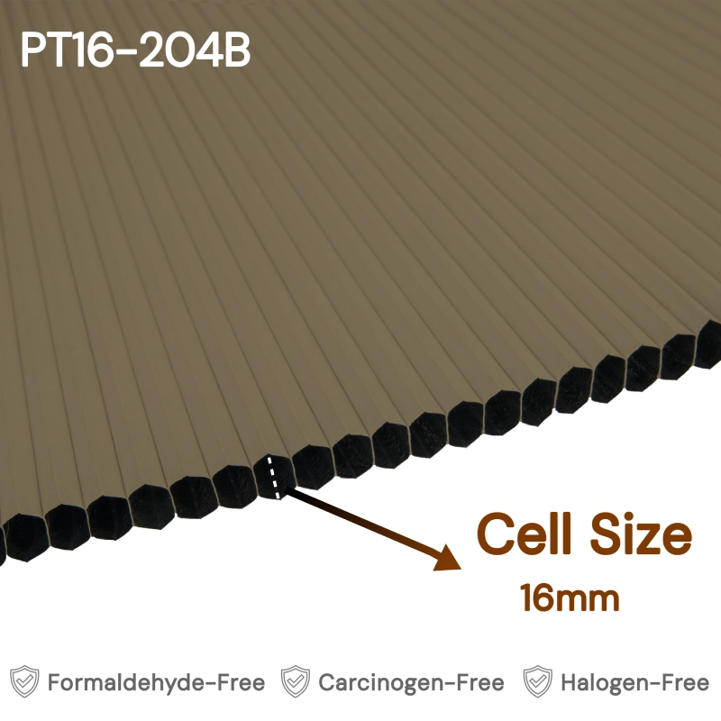 16 mm Mocha Blackout Cellular Shade Fabric
