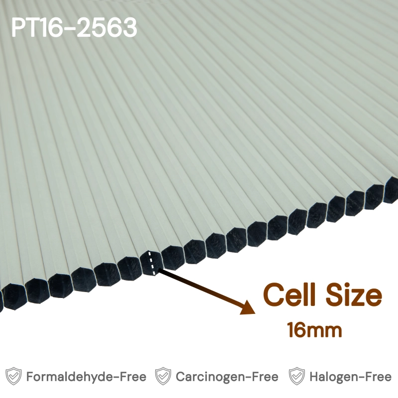 16 mm Pale Sage Blackout Cellular Shade Fabric
