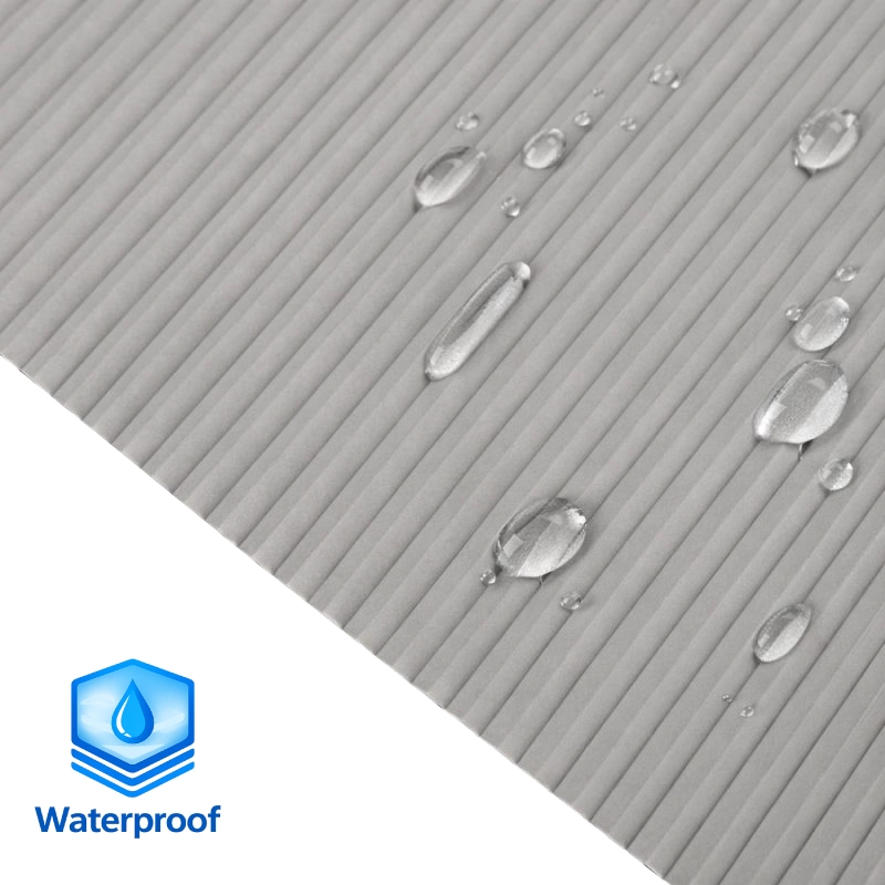 16 mm Silver Grey Blackout Cellular Shade Fabric Waterproof