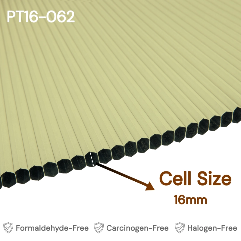 16 mm Yellow Blackout Cellular Shade Fabric

