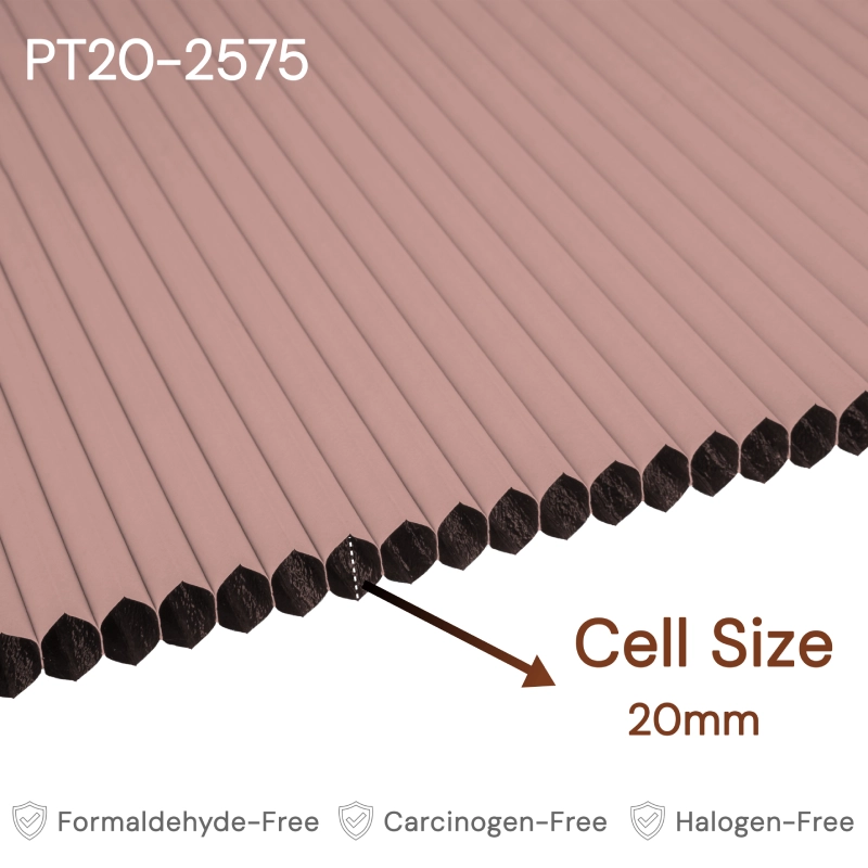 20 mm Clay Pink Blackout Cellular Shade Fabric

