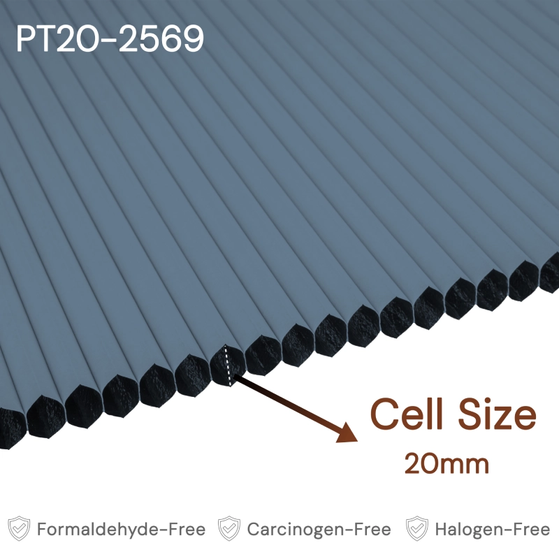 20 mm Denim Blue Blackout Cellular Shade Fabric
