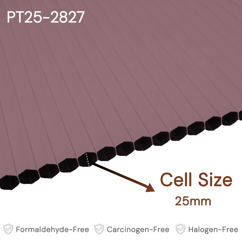 25 mm Dusty Rose Blackout Cellular Shade Fabric

