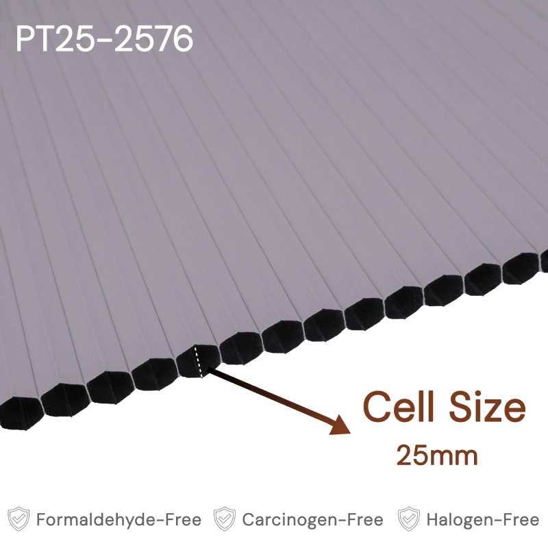 25 mm Mauve Blackout Cellular Shade Fabric
