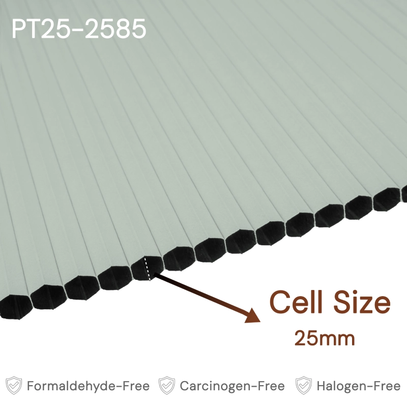 25 mm Sea Salt Blackout Cellular Shade Fabric
