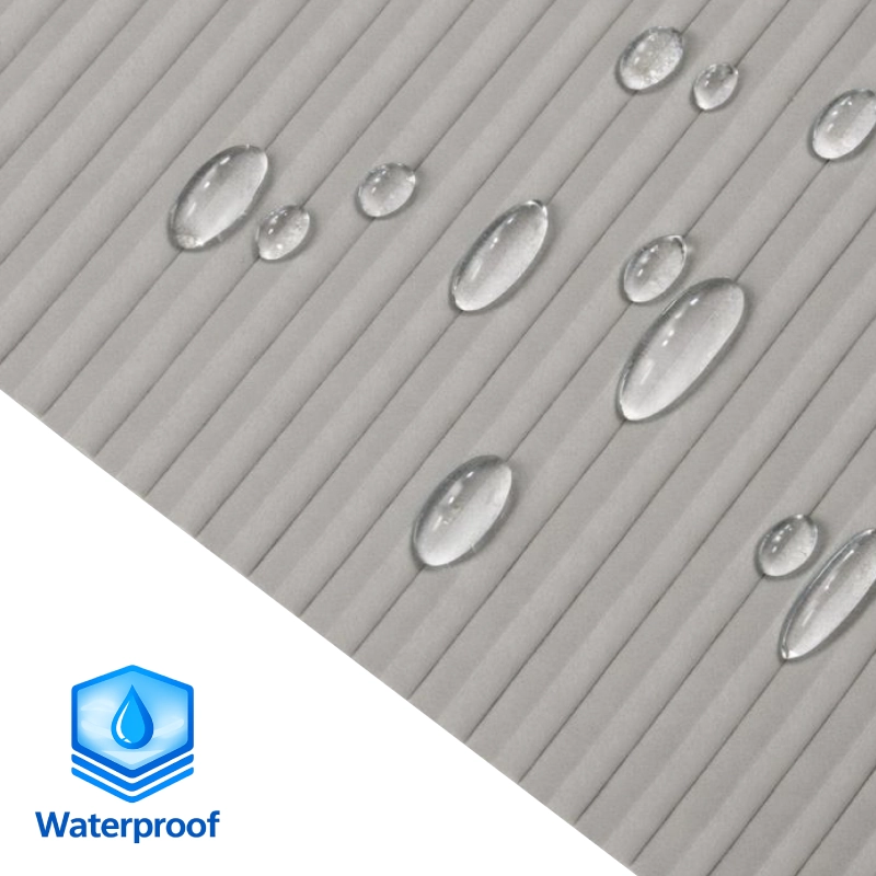 25 mm Silver Grey Blackout Cellular Shade Fabric Waterproof