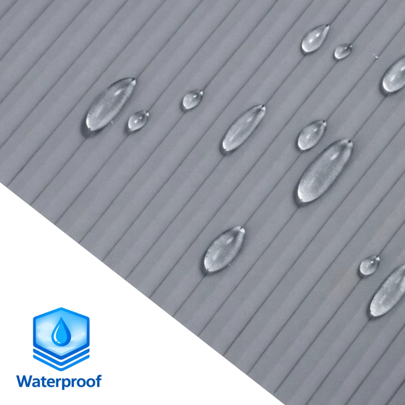 25 mm Steel Grey Blackout Cellular Shade Fabric Waterproof