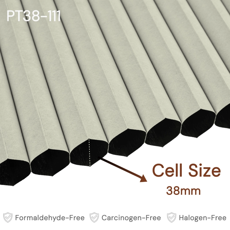 38 mm Cream Blackout Cellular Shade Fabric