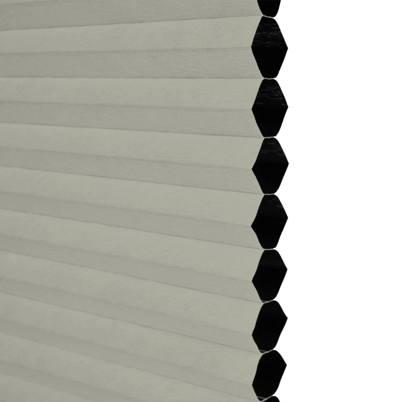 38 mm Light Grey Blackout Cellular Shade Fabric Detail