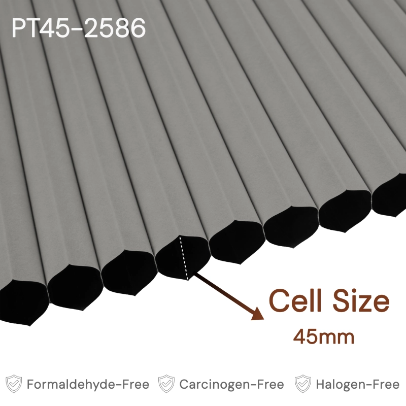 45 mm Dark Grey Blackout Cellular Shade Fabric