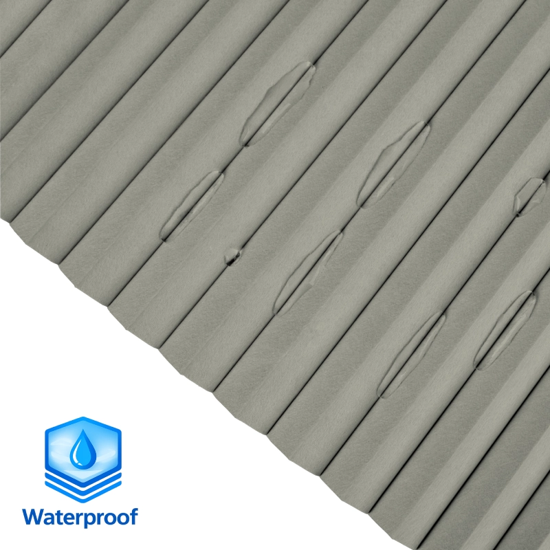 45 mm Light Grey Blackout Cellular Shade Fabric Waterproof