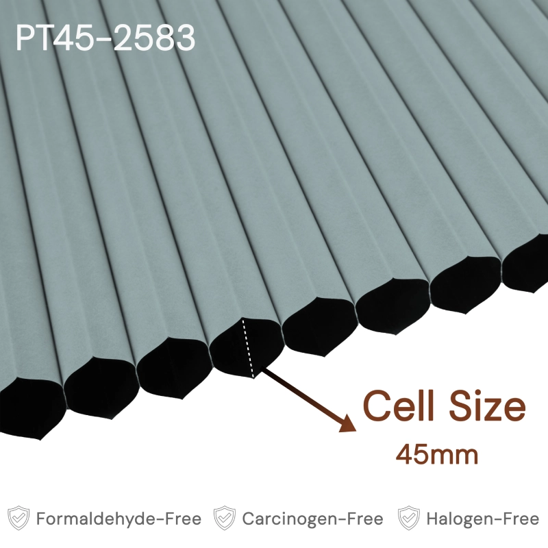 45 mm Steel Blue Blackout Cellular Shade Fabric
