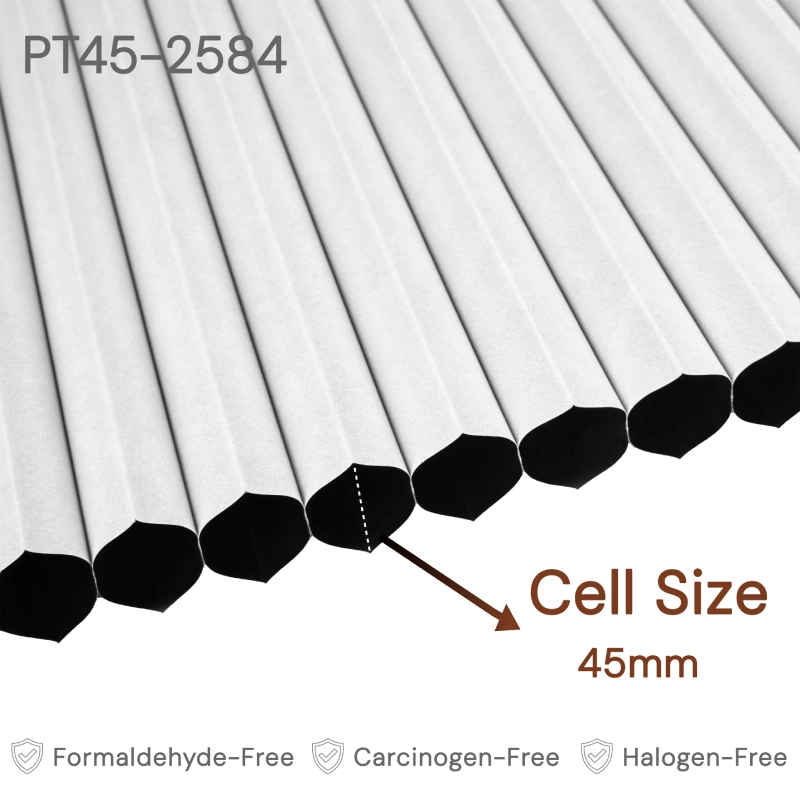 45 mm White Blackout Cellular Shade Fabric