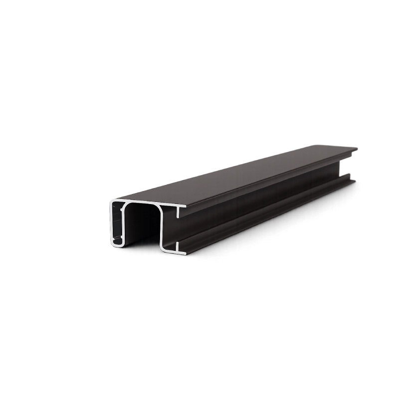 Brown Universal Operable Track for Sash-Mounted Cellular Shades