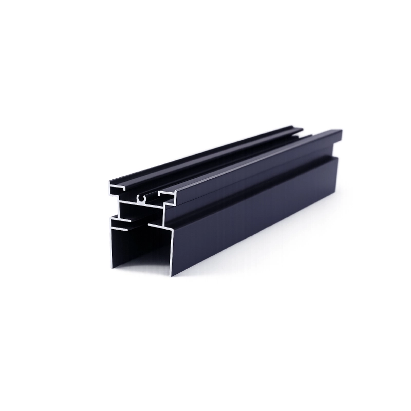 Grey Internal Clip-In Track for Sliding Door Cellular Shades