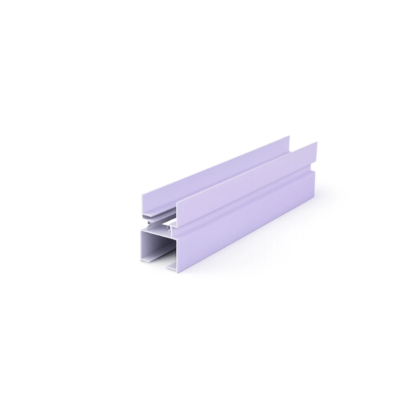 White Handle Track for Sliding Door Cellular Shades