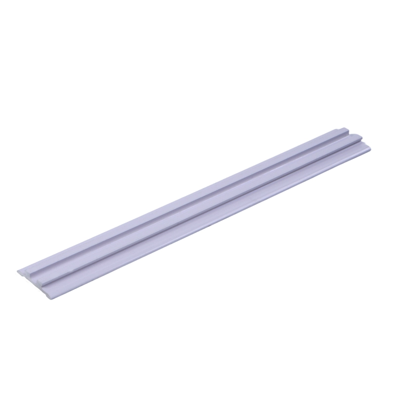 White Low Bottom Rail for Sliding Window Cellular Shade