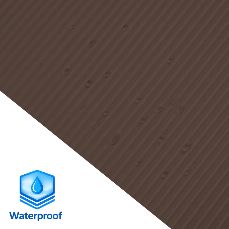20 mm Brown Light Filtering Cellular Shade Fabric Waterproof
