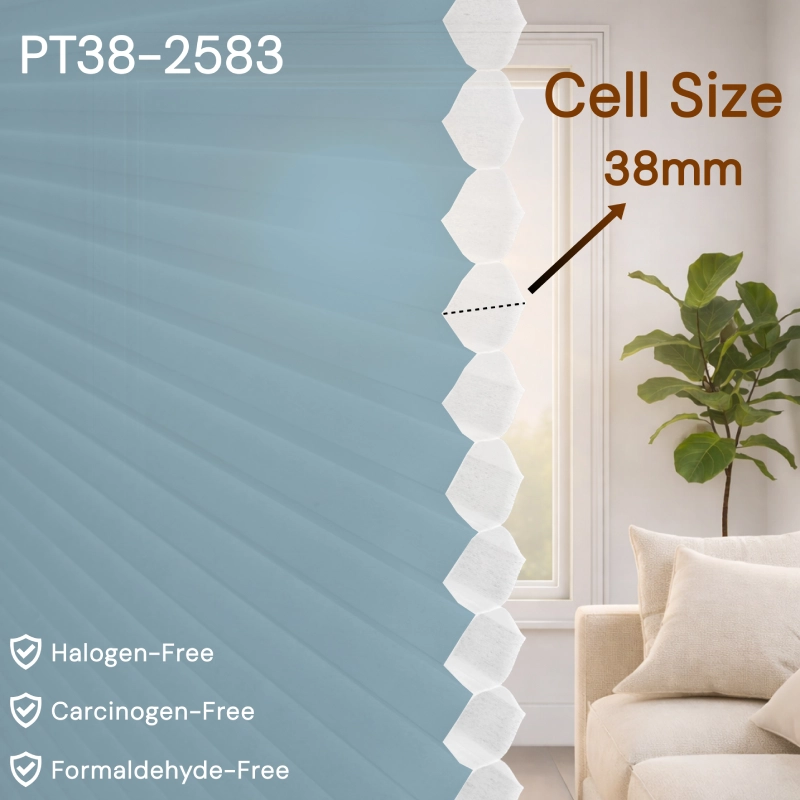 38 mm Blue Light-Filtering Cellular Shade Fabric