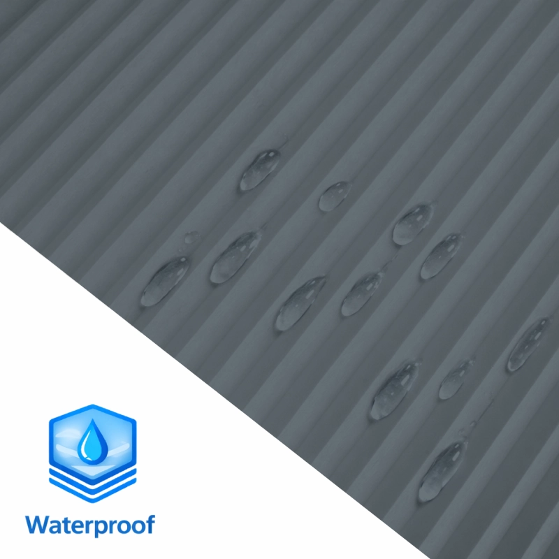 38 mm Dark Grey Light-Filtering Cellular Shade Fabric Waterproof
