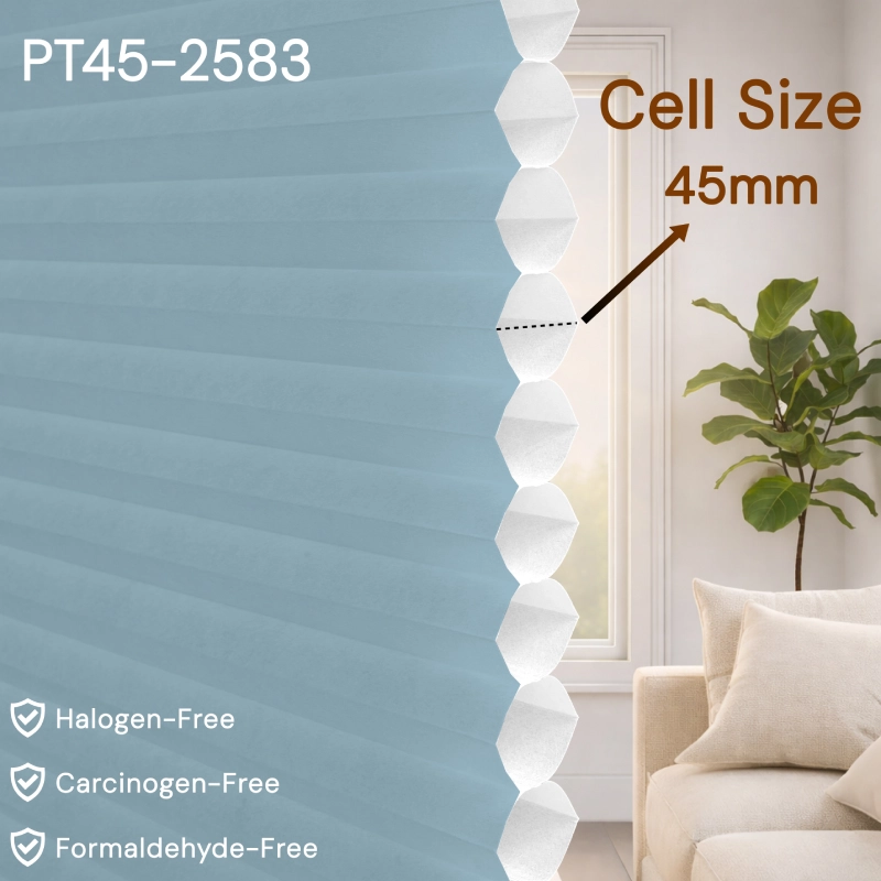 45 mm Blue Light-Filtering Cellular Shade Fabric