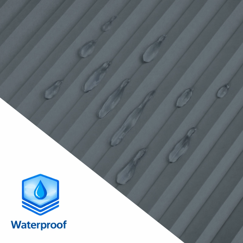 45 mm Dark Grey Light-Filtering Cellular Shade Fabric Waterproof