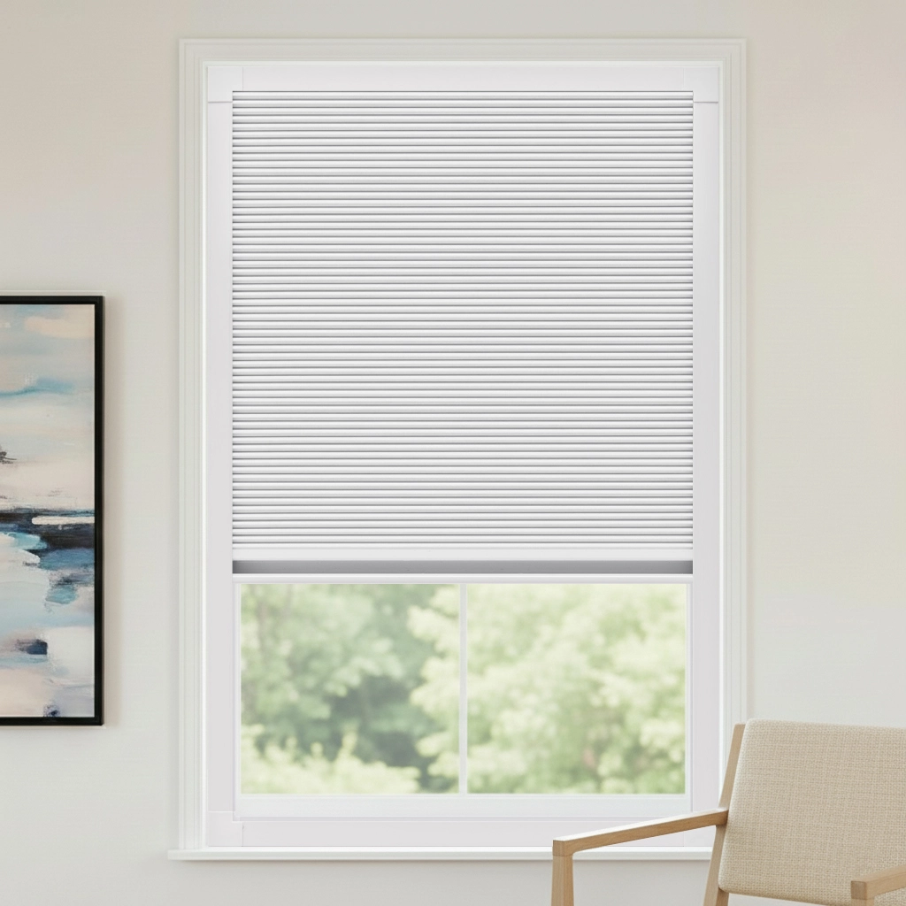 All-in-One Rail Blackout Cellular Shade