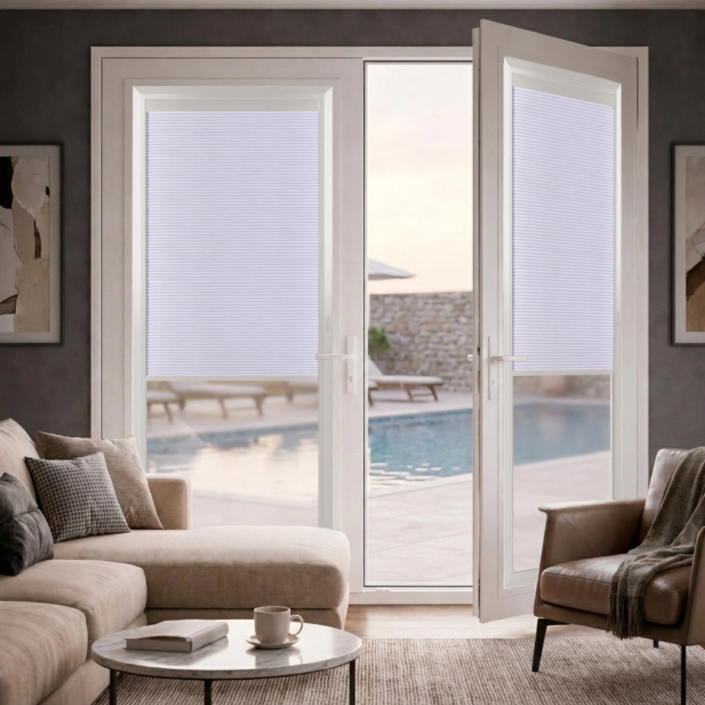 Motorized Cellular Shade for Casement Window